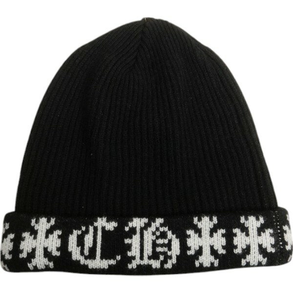 CHROME HEARTS クロム・ハーツ BIG DADDY CASHMERE BEANIE BLACK ビーニー 黒 Size 【フリー】 【新古品・未使用品】 30008792