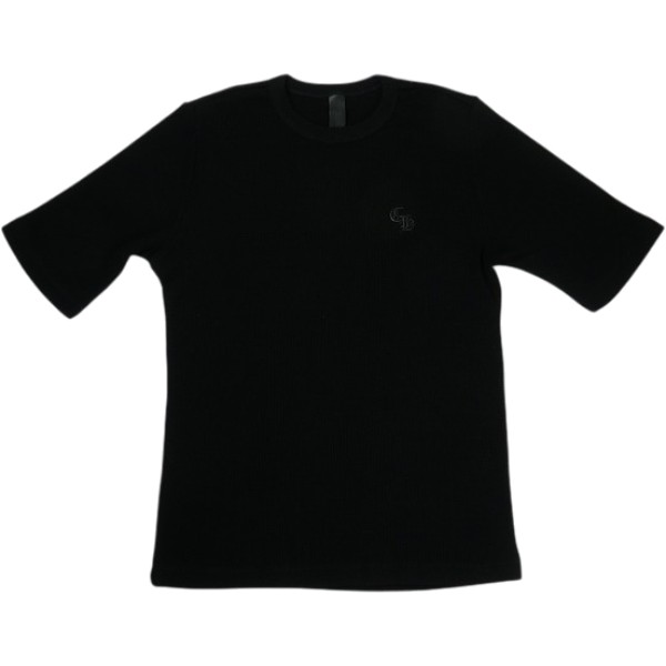 CHROME HEARTS クロム・ハーツ WFL WOOL THRML SNATCH SS CREW BLACK サーマルTシャツ 黒 Size   30008808