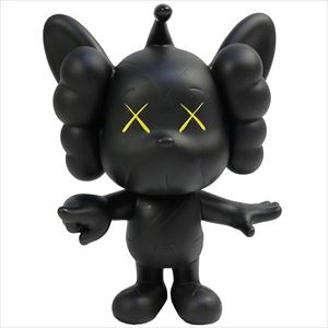 KAWS カウズ ×MEDICOM TOY VCD KAWS JPPフィギュア 黒 Size【フリー】 【中古品-非常に良い】【中古】