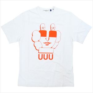 UNDERCOVER アンダーカバー ×KAWS UUUロゴプリントTシャツ 白 Size【1】 【新古品・未使用品】(4.0)