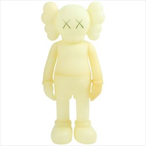 KAWS カウズ ×MEDICOM TOY メディコムトイ Five Years Later Companion (Glow in the Dark) フィギュア 白 Size【フリー】 【中古品-非常に良い】【中古】