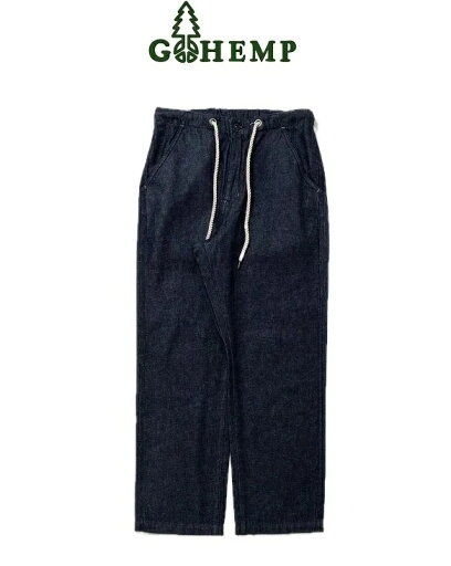 【送料無料】【MEN'S】GOHEMP (ゴーヘンプ)EASY STRAIGHT PANTS (ONE WASH) イージーストレートパンツ ゴーヘンプが得意とするヴィンテージディテールやトラディショナルな縫製はしっかり押さえつつウエストをコード仕様にすることで着やすさも併せもつパンツ 【送料無料】【MEN'S】GOHEMP (ゴーヘンプ)EASY STRAIGHT PANTS (ONE WASH) イージーストレートパンツ ゴーヘンプが得意とするヴィンテージディテールやトラディショナルな縫製はしっかり押さえつつウエストをコード仕様にすることで着やすさも併せもつパンツ