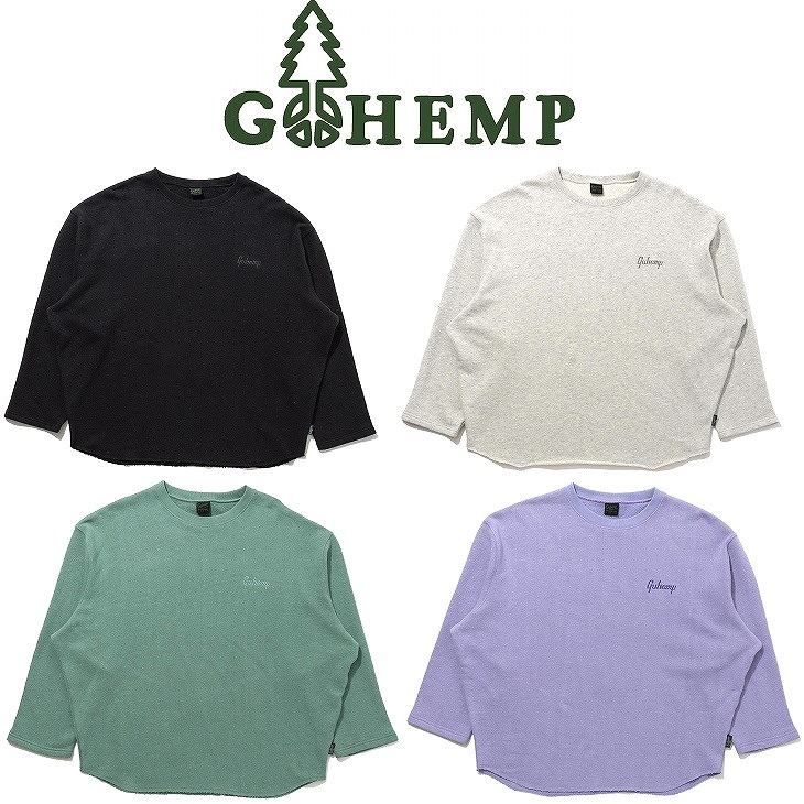 ̵ۡMEN'S&WOMEN'SGOHEMPإ LOOSE ROUND 3/4SL TEE 롼饦3/4µ T ȩ...