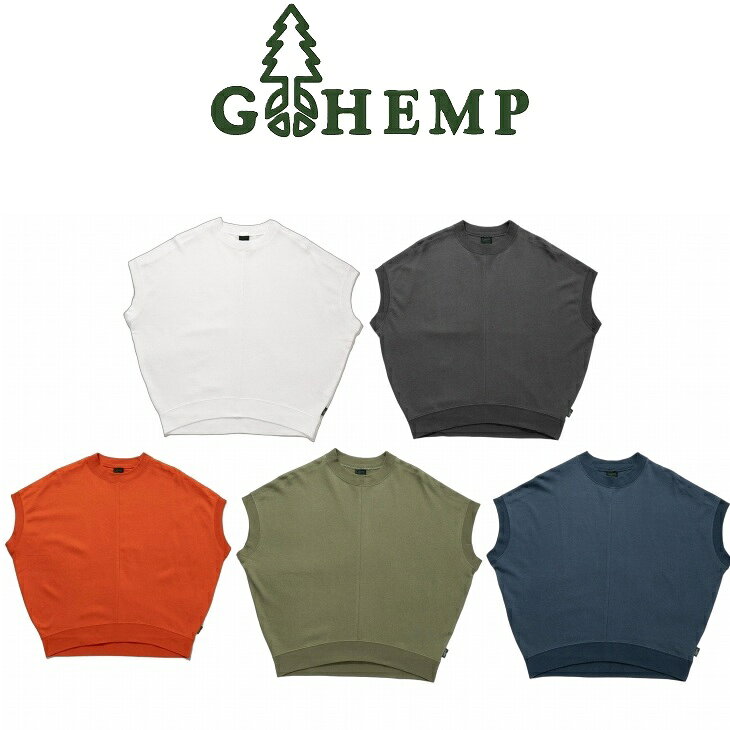 【送料無料】【WOMEN 039 S】GOHEMPゴーヘンプ DROOPING SHOULDER VEST ドロッピングショルダーベスト 肩に沿ったラインが女性らしいデザインでシンプルに単品使いはもちろんインナーにブラウスを着てベストとしてレイヤードを楽しむなど幅広いコーディネートに活躍するアイテム