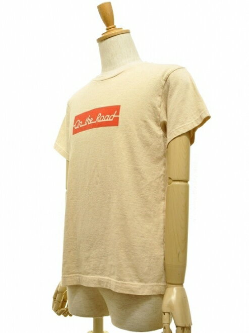 【MEN'S】DOWN ON THE CORNER ダウンザコーナー "ON THE ROAD BOX" HEMP COTTON S/S TEE ヘンプコットンのショートスリーブTシャツ。糸の選定から編み方まで拘ったダウンザコーナーオリジナルのヘンプコットンファブリックを使用したTシャツ