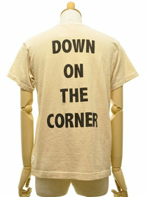 【MEN'S】DOWN ON THE CORNER ダウンザコーナー "ON THE ROAD BOX" HEMP COTTON S/S TEE ヘンプコットンのショートスリーブTシャツ。糸の選定から編み方まで拘ったダウンザコーナーオリジナルのヘンプコットンファブリックを使用したTシャツ