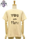 DOWN ON THE CORNER ダウンザコーナー "YOU ARE HERE" HEMP COTTON S/S TEE ヘンプコットンのショートスリーブTシャツ。糸の選定から編み方まで拘ったダウンザコーナーオリジナルのヘンプコットンファブリックを使用したTシャツ