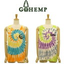 【MEN 039 S】GOHEMP FINEDAY TANK TOP ゴーヘンプ ファインデイ タンクトップ 90Sを彷彿とさせるスパイラルタイダイ＆プリントシリーズ