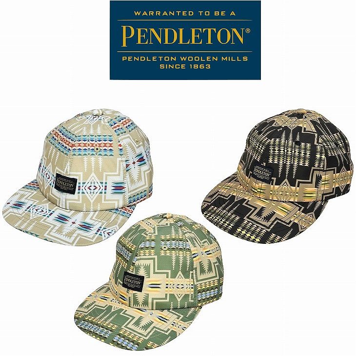 PENDLETON ペンドルトン ECOPET CAP（エコペットキャップ）回収された使用済みペットボトルなどを原料としたECOPETと撥水性・浸透性を合わせ持った COMFORTASを組み合わせたキャップ PENDLETON 2025 SPRING & SUMMER 春夏の帽子