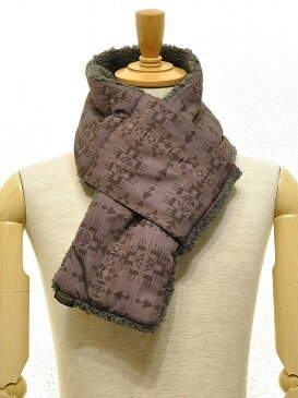【送料無料】PENDLETON MUFFLER ペンドルトンマフラー ポケット付きダウンマフラーネックウォーマー冬の暖かアイテム