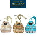 PENDLETON MESH DRAWPOUCH ペンドルトン メッシュドローポーチ ハーディング柄をメッシュ生地にプリントしたミニトートバック PENDLETON 2023 SPRING & SUMMER COLLECTION NEW ARRIVALS 春夏のミニポーチ