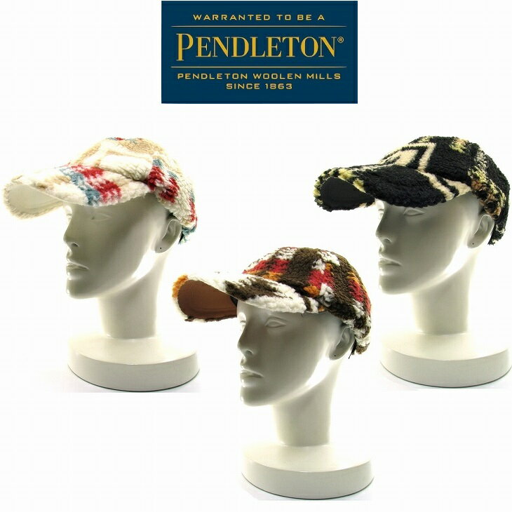 【送料無料】PENDLETON ペンドルトン BOA CAP ボアキャップ ハーディング柄のボアのキャップ 暖かい 2023 FALL & WINTER COLLECTION　防寒 ボア 帽子