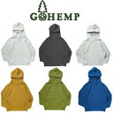 【送料無料】【MEN 039 S WOMEN 039 S】GOHEMP ゴーヘンプ HEMP SHAWL HOODY ヘンプショールフーディ 定番のHEMP55 ,ORGANIC COTTON45 ヘンプスウェット裏起毛の裏地で肌触りがよく保温性もあります暑くなりすぎることなくヘンプ素材で長いシーズンで着用が可能 フードパーカー