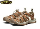 【送料無料】【WOMEN'S】KEEN キーン WHISPER(ウィスパー)CHIPMUNK/PLAZA TAUPEはフェミニンなデザインを採用したスタイリッシュモデル、ミ ニマル&シンプルデザイン+軽量&ソフト足の輪郭に沿ったつくりのContoured Fitは快適で足にぴったりとフィット2025 S/S ARRIVALS