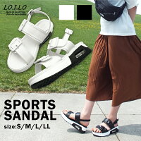 【今だけ送料無料】LO.I.LO-ロイロ- 夏の定番デザイン!エアーソールのスポーツサンダル。スポサン スポーツサンダル フラット ビーサン ビーチサンダル アウトドア フラットソール カジュアル 歩きやすい 軽い 楽ちん レディースシューズ 婦人靴 靴