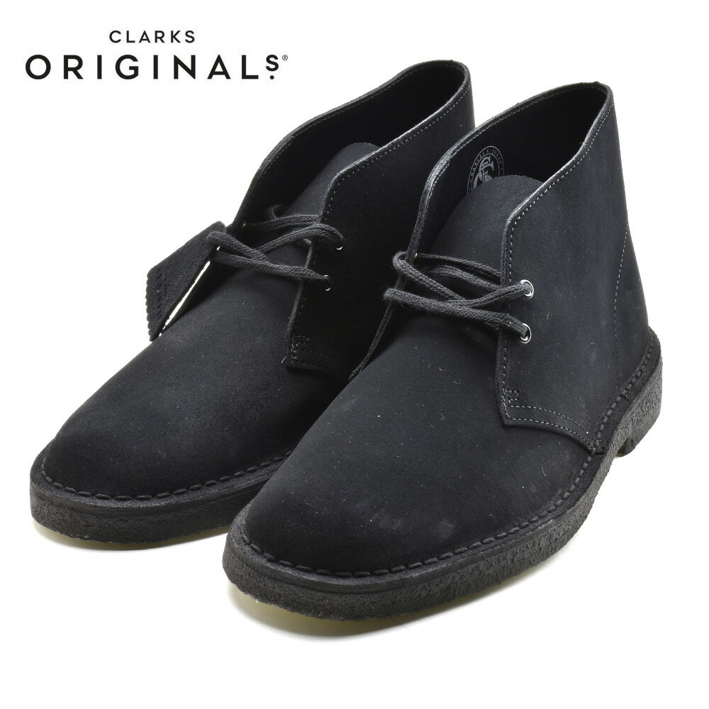 クラークス デザートブーツ ブラック スエード 26138227 CLARKS DESERT BOOT BLACK SUEDE