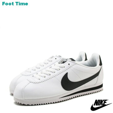 ナイキ ウィメンズ クラッシック コルテッツ レザー NIKE WMNS CLASSIC CORTEZ LEATHER ホワイト/ブラック/ホワイト WHITE/BLACK/WHITE 807471-101 レディース スニーカー