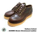 n\[ IbNXtH[h uE z[EB NGNZ U[ Y u[c HATHORN OXFORD RAINIER 204NWC BROWN HORWEEN CHROMEXCEL LEATHER