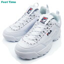 フィラ ディスラプター2 テーピー テープ FILA DISRUPTER2 TAPEY TAPE レディース メンズ スニーカー ホワイト WHITE FS1HTB1091X