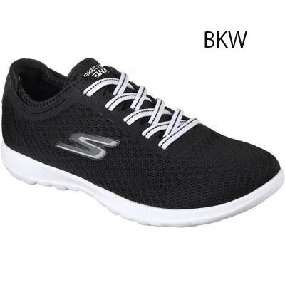 スケッチャーズ レディース スニーカー SKECHERS 01GO WALK LITE BBK NVPK ブラック ネイビー/ピンク 15350