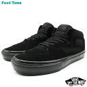 バンズ スケート ハーフキャブ VANS SKATE HALF CAB ブラック/ブラック BLACK/BLACK VN0A5FCDBKA 靴 メンズ靴 スニーカー