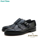 ジョンロブ ウィリアム2 ダブルレザー ブラック JOHN LOBB WILLIAM2 DOUBLE LEATHER BLACK ダブルモンクストラップシューズ イギリス製 DOUBLE MONK STRAP SHOES MADE IN ENGLAND メンズ ビジネス ドレス シューズ