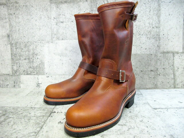 【人気アメカジブランド】チペワ 11インチ エンジニアブーツ タン ラネゲード CHIPPEWA 11 ENGINEER BOOTS TAN RENEGADE E WIDTH #1901M05