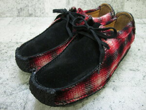 クラークス ウィメンズ ナタリー CLARKS WMNS NATALIE 20355879 RED COMBI SUEDE レッドコンビ スエード レディース カジュアルシューズ