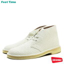 N[NX fU[gu[c CLARKS DESERT BOOT ItzCg XG[h OFF WHITE SUEDE 26115228 Y V[Y