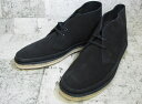 クラークス デザート ガード ブーツ CLARKS DESERT GUARD BOOT 62131 BLACK ブラック メンズ クレープソール