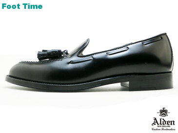 オールデン タッセル モカシン ローファー ALDEN TASSEL MOCCASIN LOAFERS 664 シェル コードバン ブラックSHELL CORDVAN BLACK Dワイズ MADE IN USA メンズ シューズ ビジネス ドレス 靴