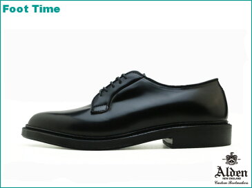 オールデン プレーントゥ ブラッチャー コードバン ALDEN PLAIN TOE BLUCHER CORDVAN 9901 ブラック BLACK プレーントゥ コードバン Dワイズ MADE IN USA