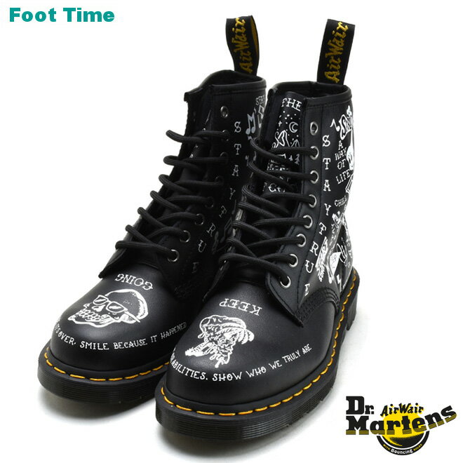 Dr.MARTENS 1460 SCRIBBLE 8EYE BOOT hN^[}[` 1460 XNu 8z[ u[c BLACK ubN C YC fB[XC u[c R25245009