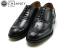 ジョセフチーニー ウィングチップ ドレスシューズ メンズ JOSEPH CHEANEY ARTHUR III BLACK