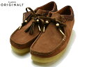 N[NX r[ [ CLARKS WALLABEE DARK TAN COMBINATION 26165806 USKi