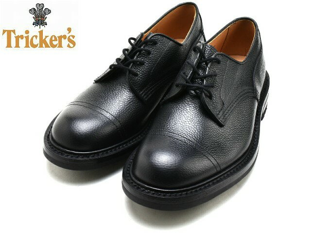 トリッカーズ ストレートチップ マトロック M6896 Tricker 039 s MATLOCK SCOTCH GRAIN BLACK コマンドソール