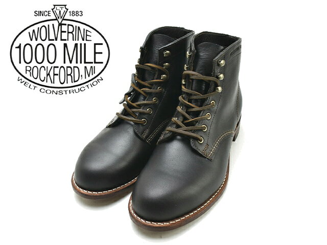 ウルヴァリン ウルバリン 1000マイルブーツ ウルヴァリン WOLVERINE 1000MILE BOOTS W990193 チョコレートブラウン Made in USA メンズ ブーツ men's boots