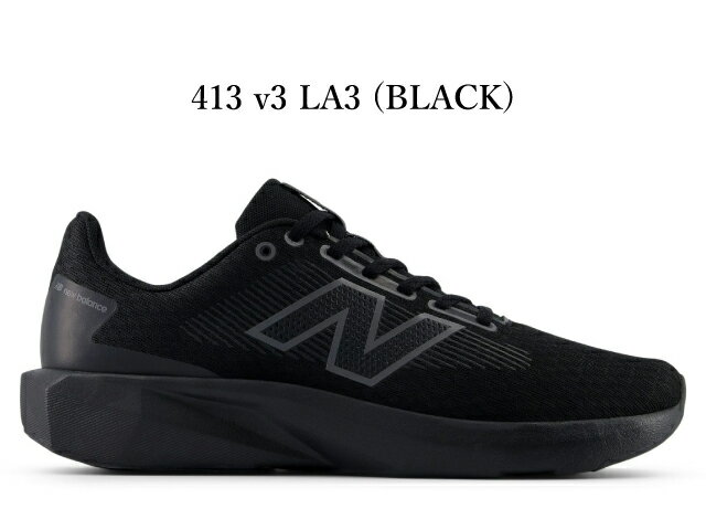 ニューバランス スニーカー メンズ M413 new balance LA3 ブラック 2E ランニング マラソン ウォーキング 靴 新作