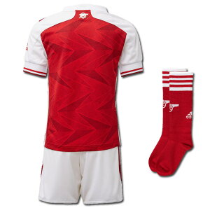 アーセナル ユニフォーム 3点セット ミニキット ホーム 半袖 パンツ ショーツ ソックス ストッキング 20/21 リトルキッズ スモールボーイ ジュニア adidas アディダス 正規品セール サッカー 用品 セール