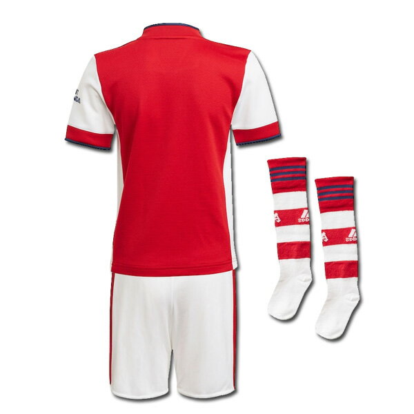 アーセナル ユニフォーム 3点セット ミニキット ホーム 半袖 パンツ ショーツ ソックス ストッキング 21/22 リトルキッズ スモールボーイ ジュニア adidas アディダス 正規品通販セール サッカー 用品 セール