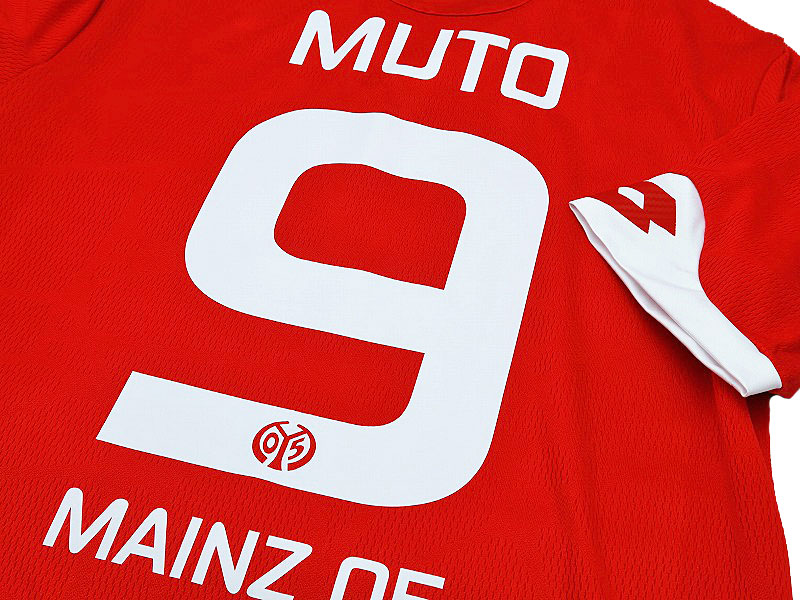 9番 武藤嘉紀 マインツ ホーム ユニフォーム 16/17 半袖 キッズ ジュニア lotto ロット正規品 Jr-S(140)サイズセール サッカー 用品 セール