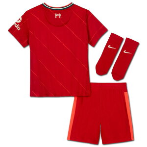 リバプール リヴァプール ユニフォーム ベビー 3点セット ミニキット ホーム 21/22 半袖 赤ちゃん 服 プレゼント NIKE ナイキ 正規品通販 サッカー 用品 セール
