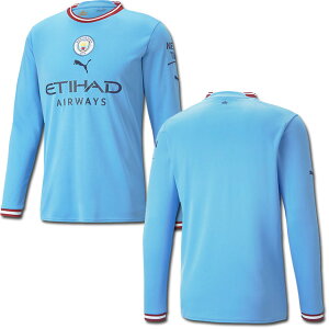 マンチェスターシティ ユニフォーム ホーム 22/23 長袖 キッズ ジュニア PUMA プーマ 正規品ネット通販 サッカー 用品 セール