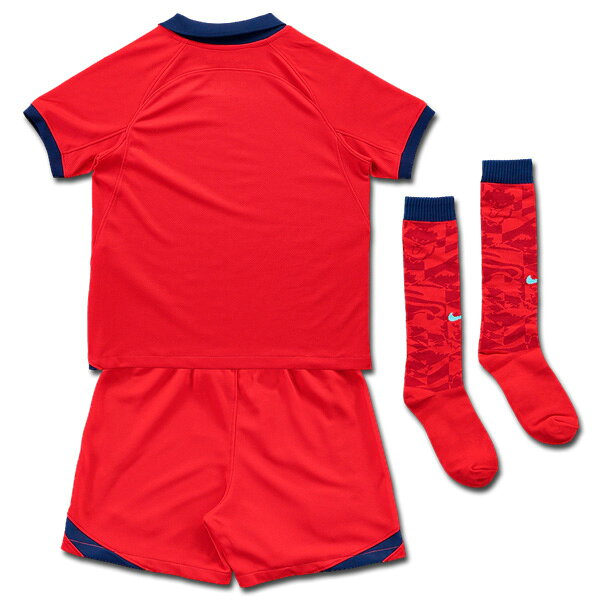 イングランド代表 ユニフォーム 3点セット ミニキット アウェイ 半袖 パンツ ショーツ ストッキング ソックス 22/23 2022 2023 リトルキッズ スモールボーイ ジュニア NIKE ナイキ 正規品セール サッカー 用品 セール