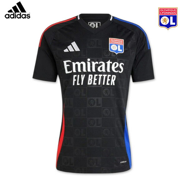 adidas リヨン 10/11 ユニフォーム アウェイ 半袖 ジュニア