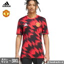 アディダス マンチェスターユナイテッド ビッグサイズ プレマッチジャージー 練習 25/26 2025 2026 半袖 マンU adidas アパレル 正規品