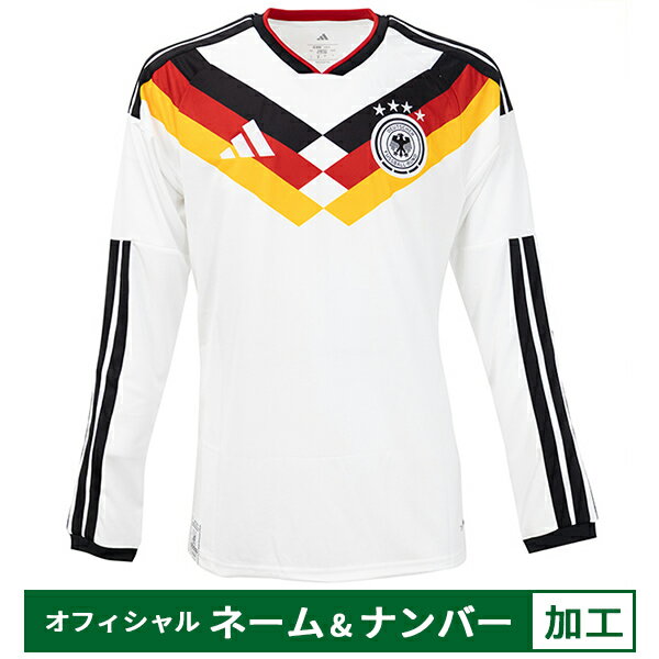 【納期:12月中旬予定】アディダス ドイツ代表 2026 ホームレプリカユニフォーム 長袖 オフィシャルマーク付き 大人用 adidas KLH19-JM138...