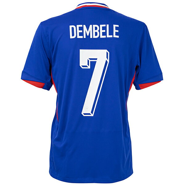 【スピード出荷】ナイキ 2024 フランス代表 #7 デンベレ ホームレプリカユニフォーム 大人用 サッカー シャツ 半袖 NIKE FJ1259-452