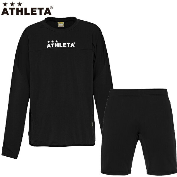 アスレタ トレーニングジャージSH ハーフPT 上下セット 大人用 サッカー フットサル トレーニングシャツ ハーフパンツ ATHLETA 02362/02364