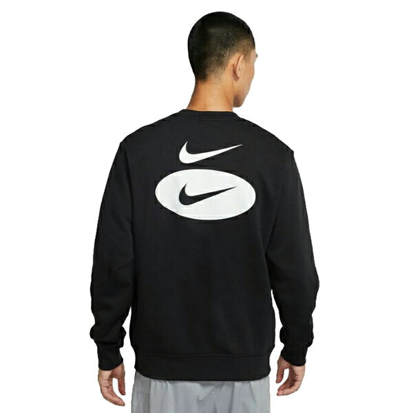 ナイキ NSW SL BB L/S クルー パンツ 上下セット 大人用 スウェット NIKE DM5461/DM5468 010 ブラック